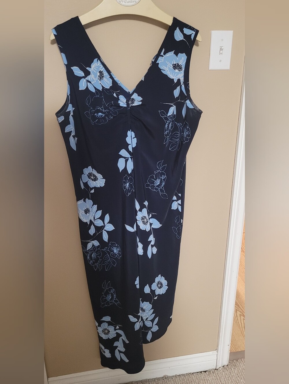 💚10 for $10💚 Bundle and save Maxi Dress with Light Blue Floral Print